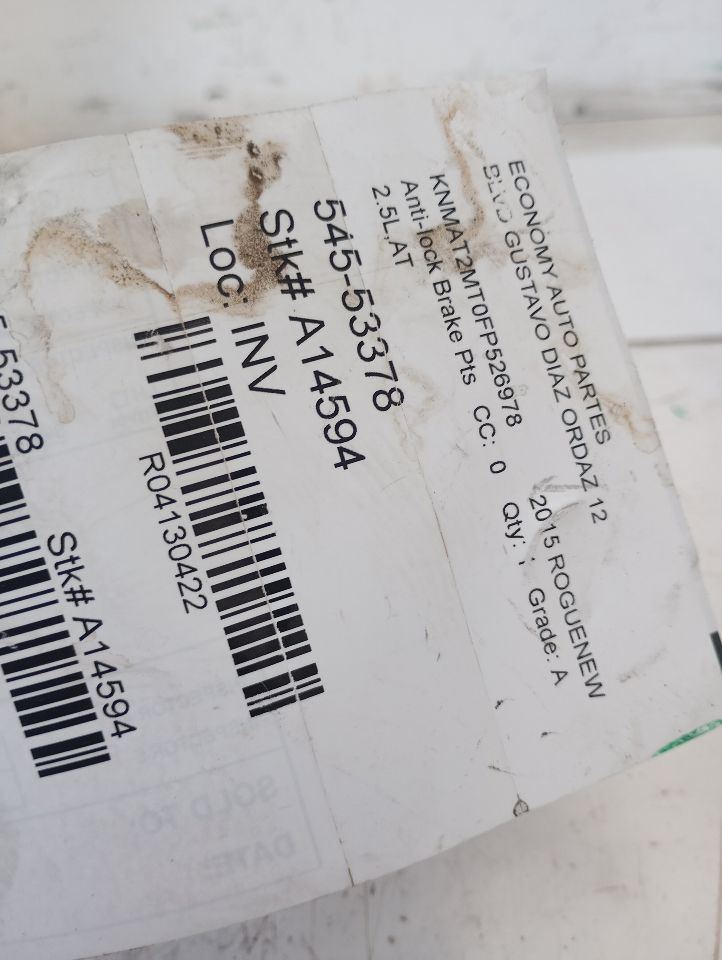 2015 Nissan ROGUE Anti-lock Brake Pts