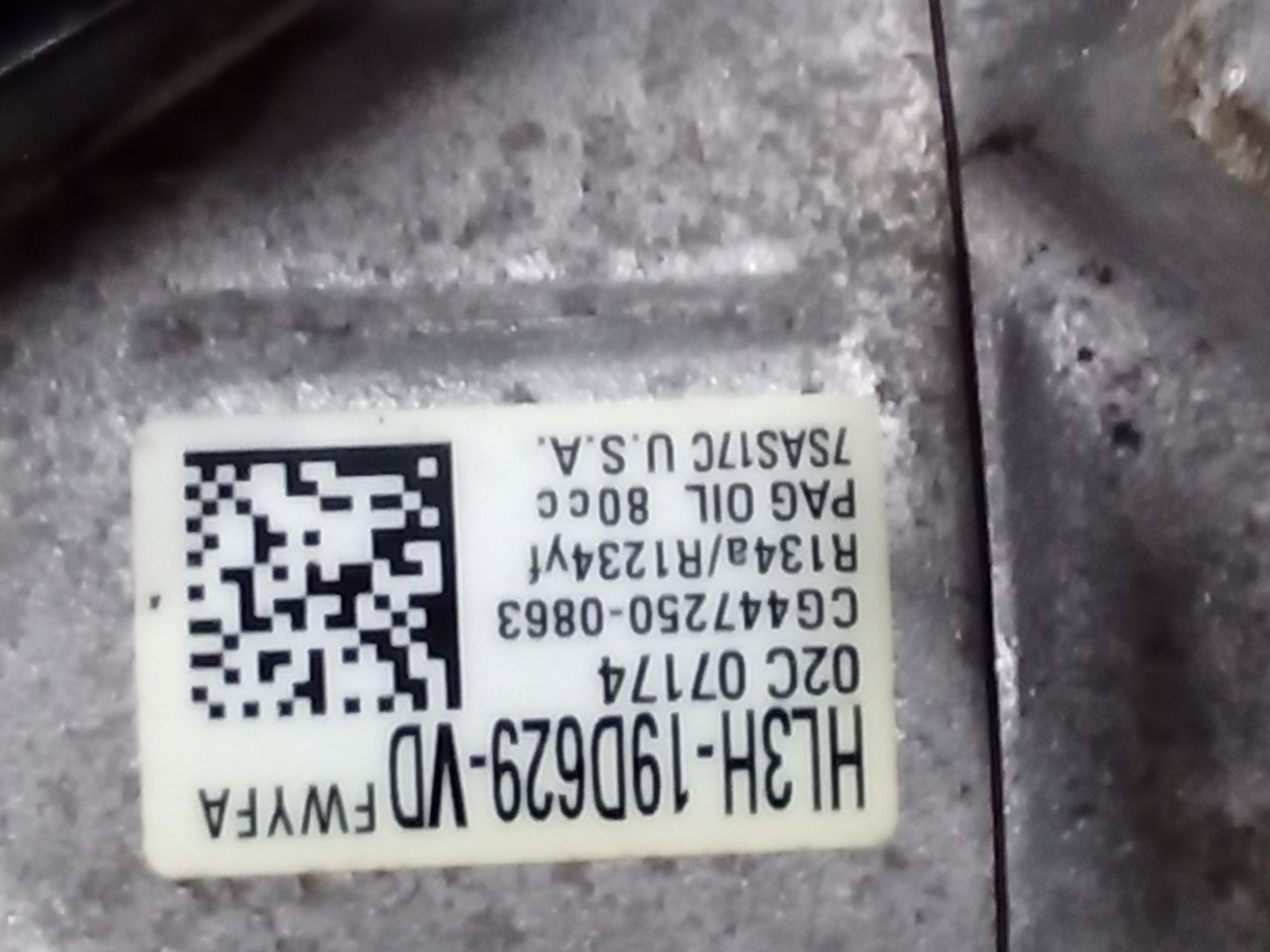 Used 2019 Ford FORD F150 PICKUP AC Compressor - Stock #H20589
