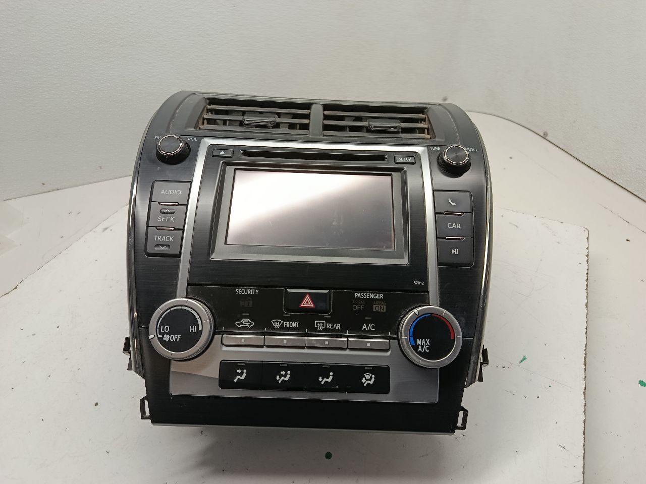 Used 2012 Toyota CAMRY ID 57012 on radio face - Stock #H20508
