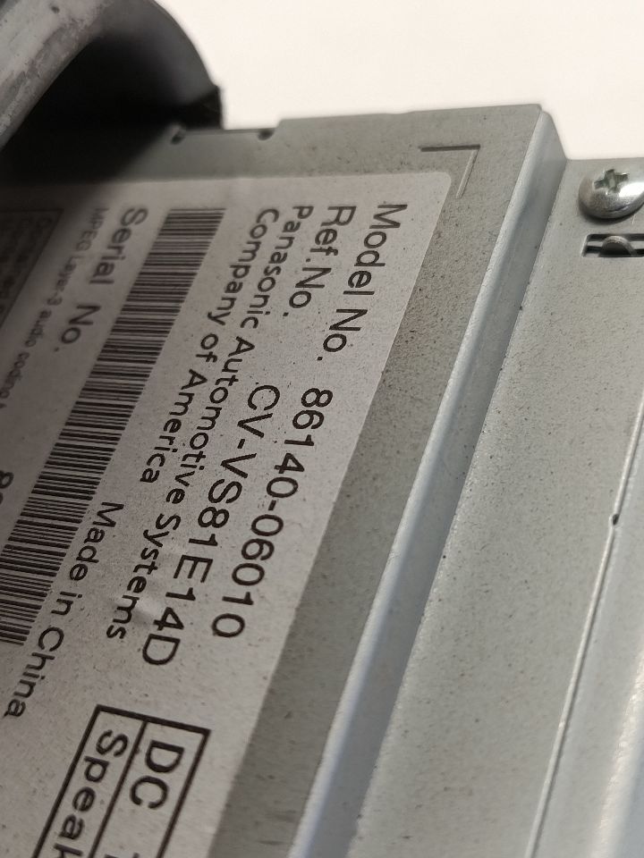 Used 2012 Toyota CAMRY ID 57012 on radio face - Stock #H20508