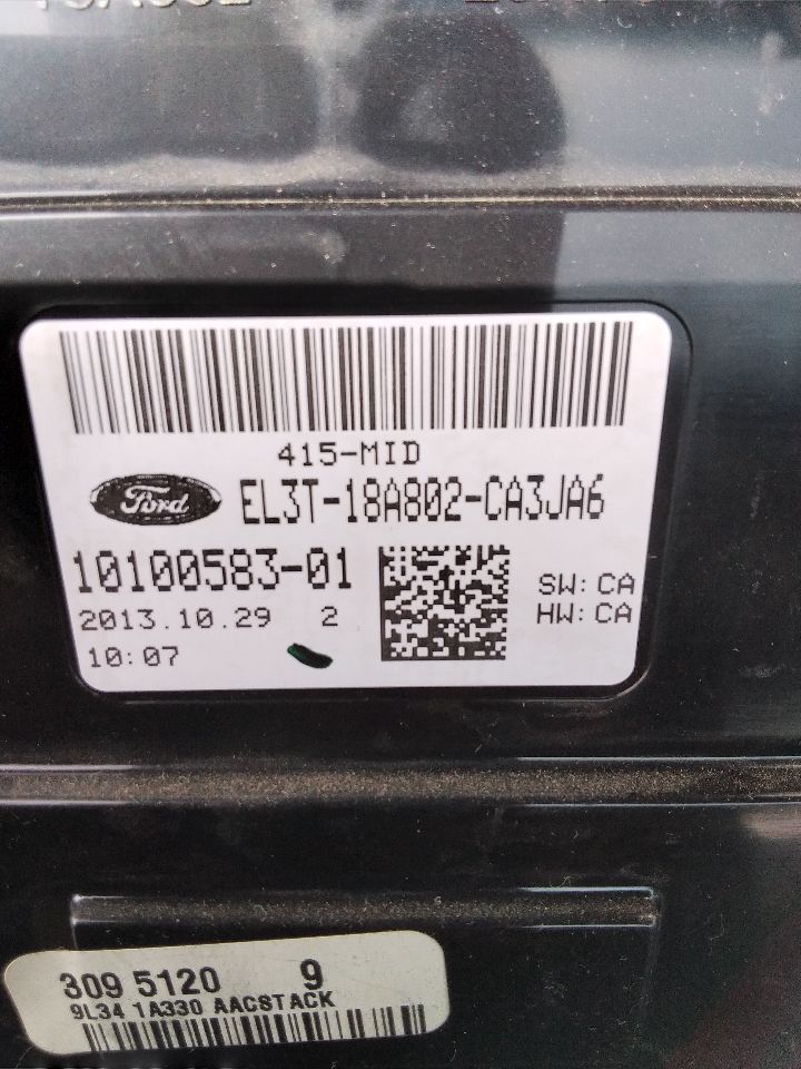 Used 2013 Ford FORD F150 PICKUP ID EL3T-18A802-CA3JA6 - Stock #N00102