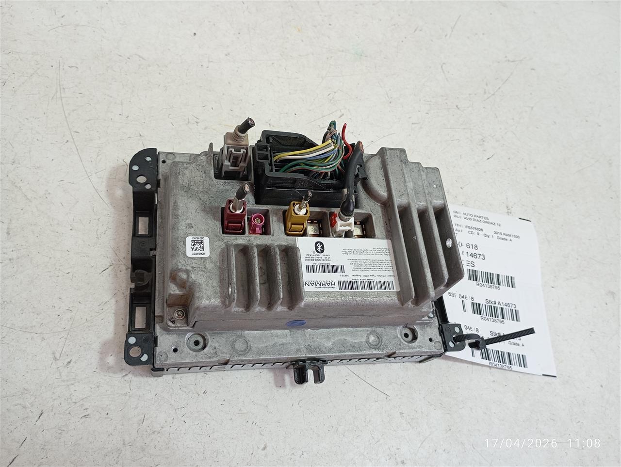 Used 2015 Chrysler DODGE 1500 PICKUP telematics (Uconnect Access) - Stock #A14673