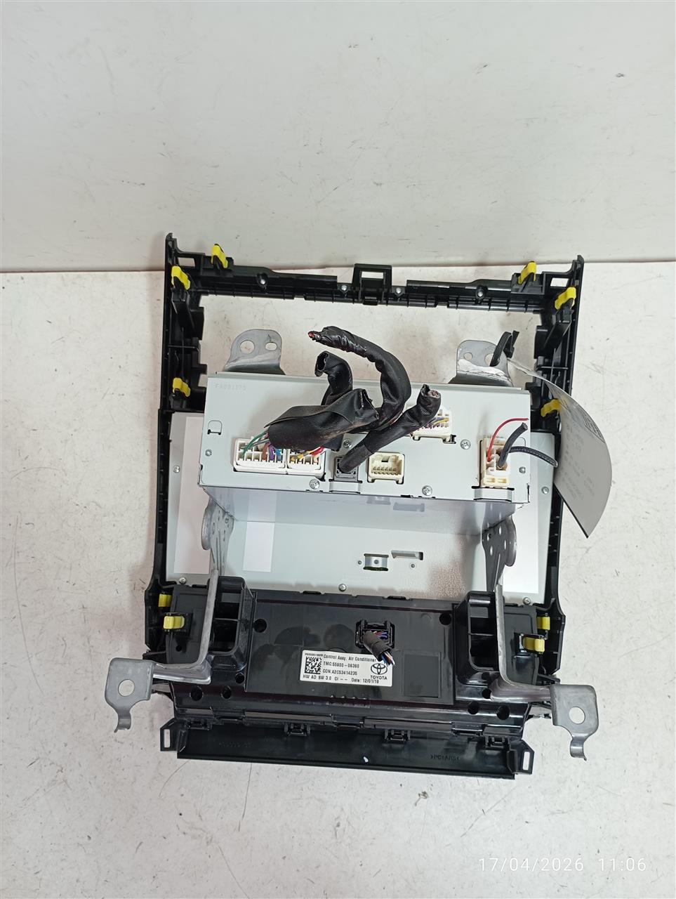 Used 2012 Toyota CAMRY ID 57012 on radio face - Stock #A14636