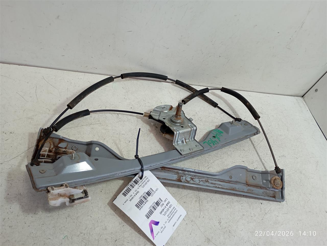 2015 Ford FORD F150 PICKUP Door Window Reg, Fr