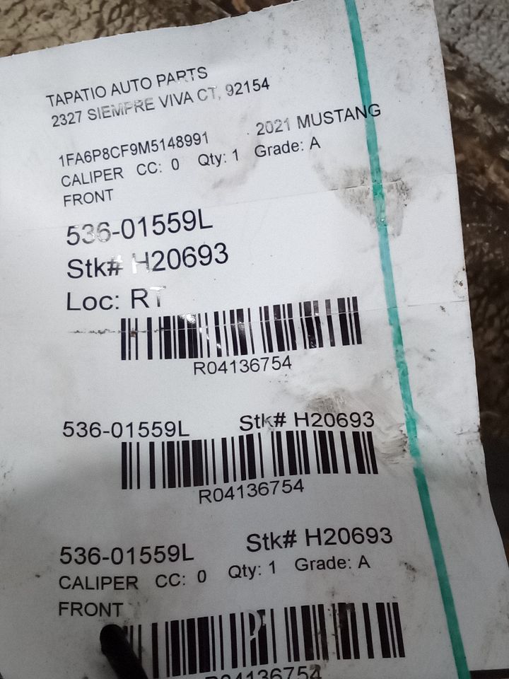 2021 Ford MUSTANG Caliper