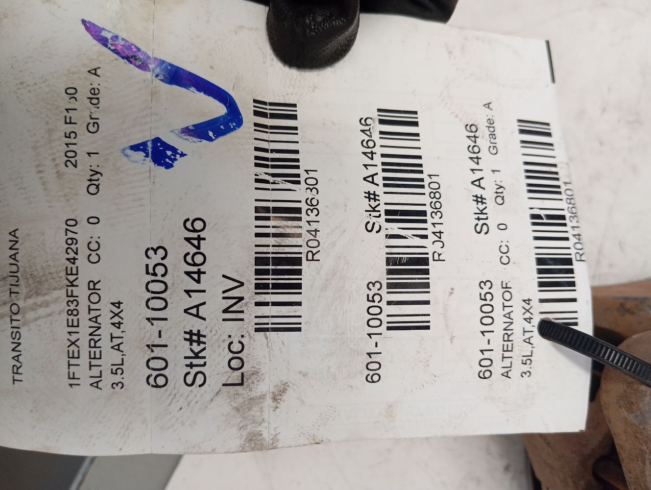 Used 2015 Ford FORD F150 PICKUP (ID FL3T-10300-HA) - Stock #A14646