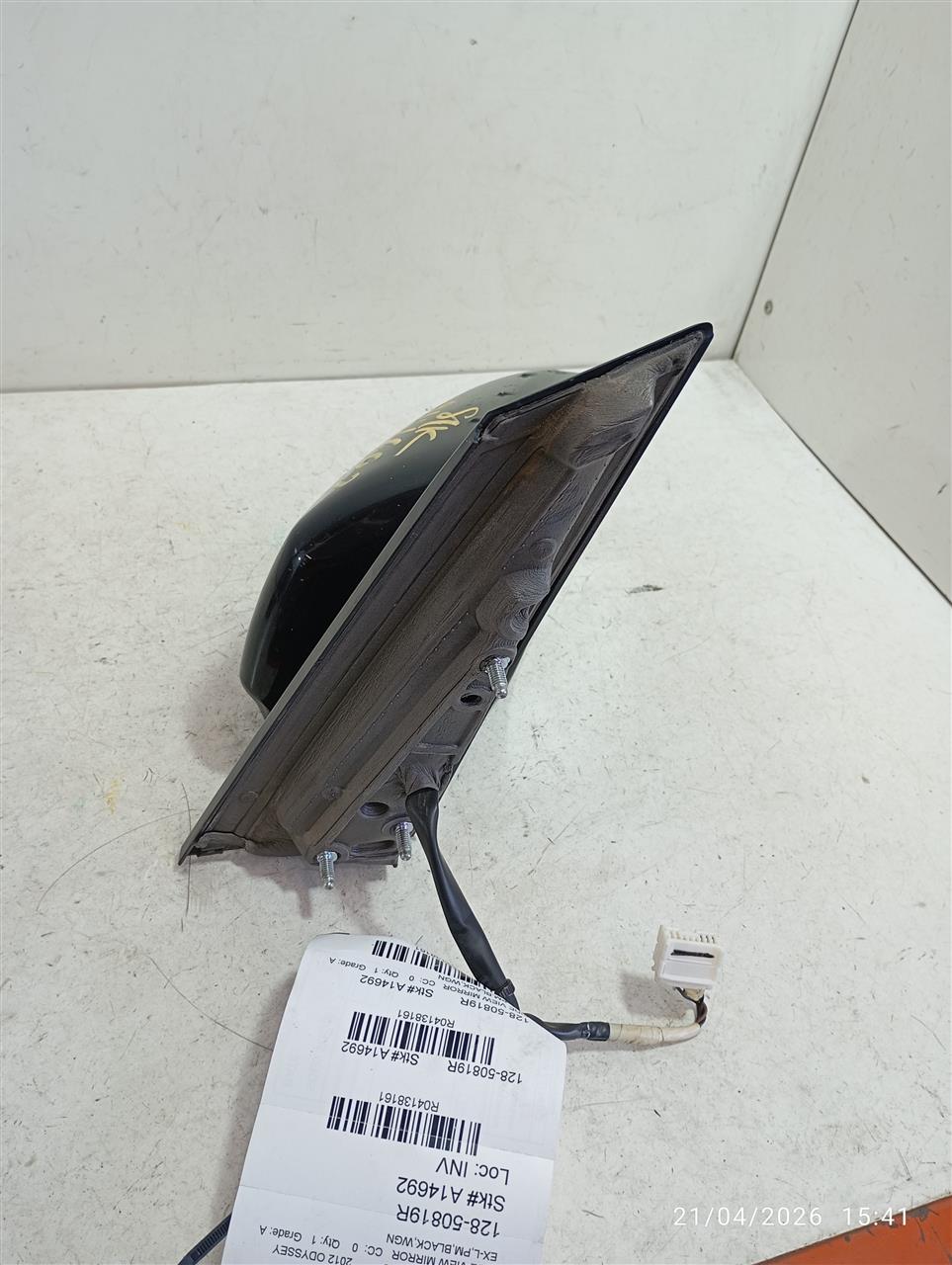 Used 2012 Honda ODYSSEY w/o turn signals - Stock #A14692