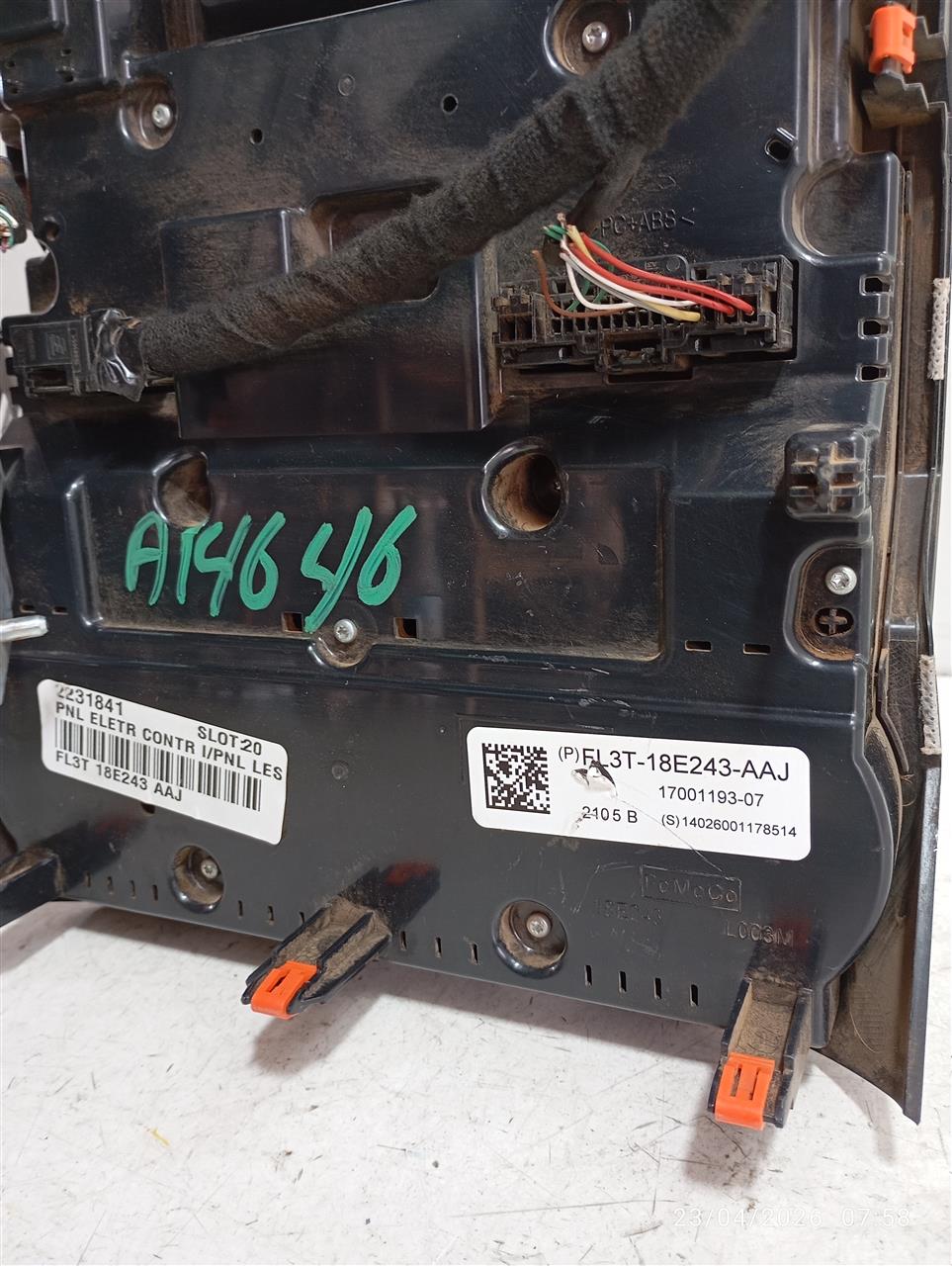 Used 2015 Ford FORD F150 PICKUP ID FL3T-18E243-AAC thru AAJ - Stock #A14646