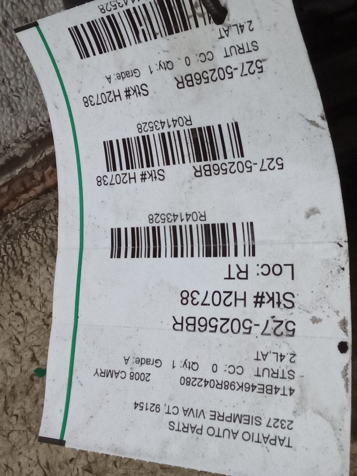 2008 CAMRY Toyota Strut