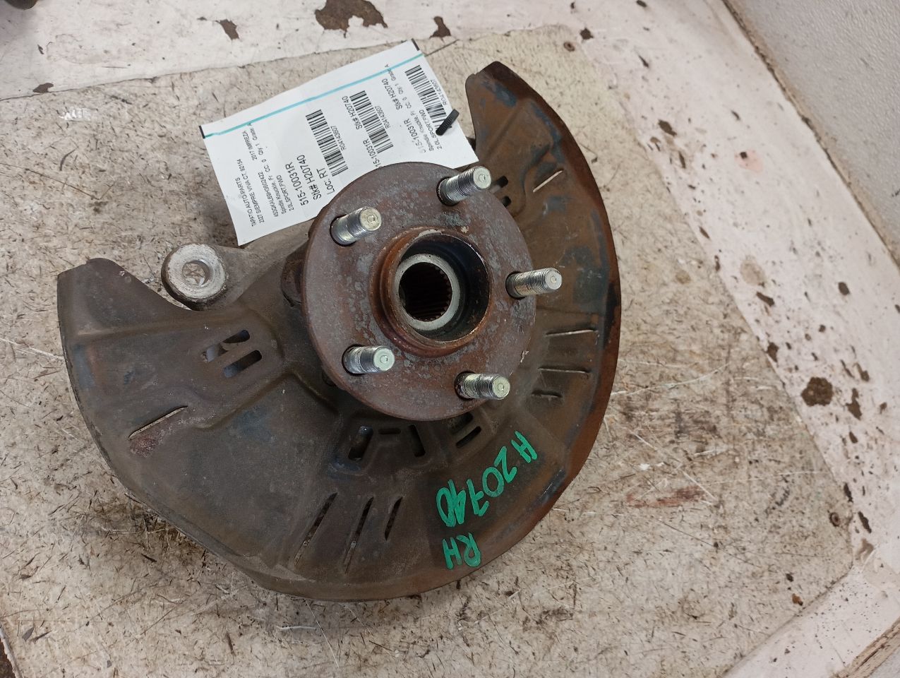 2017 IMPREZA Subaru Spindle Knuckle, Fr