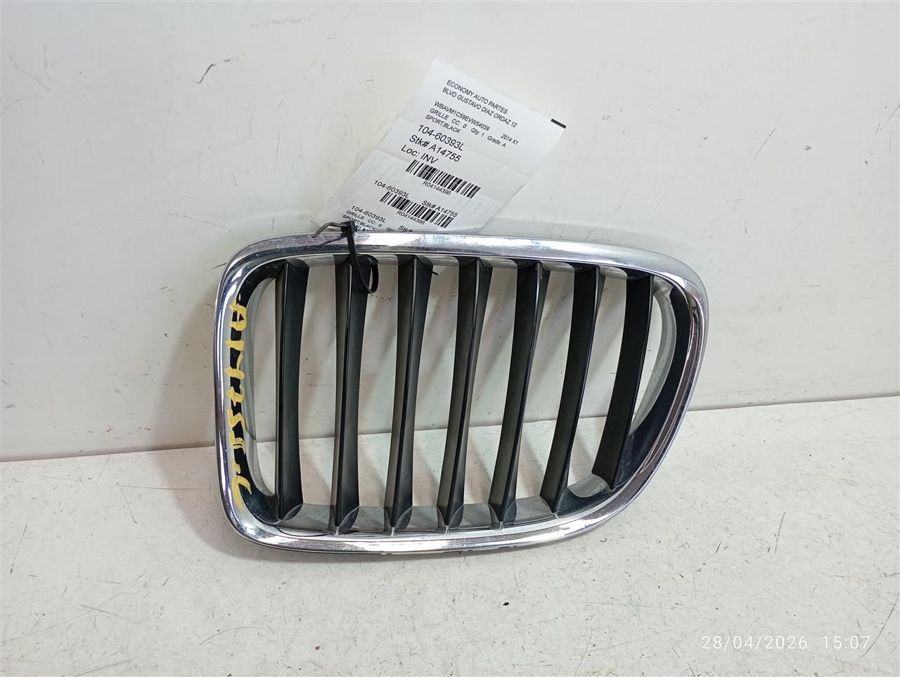 2014 BMW BMW X1 Grille