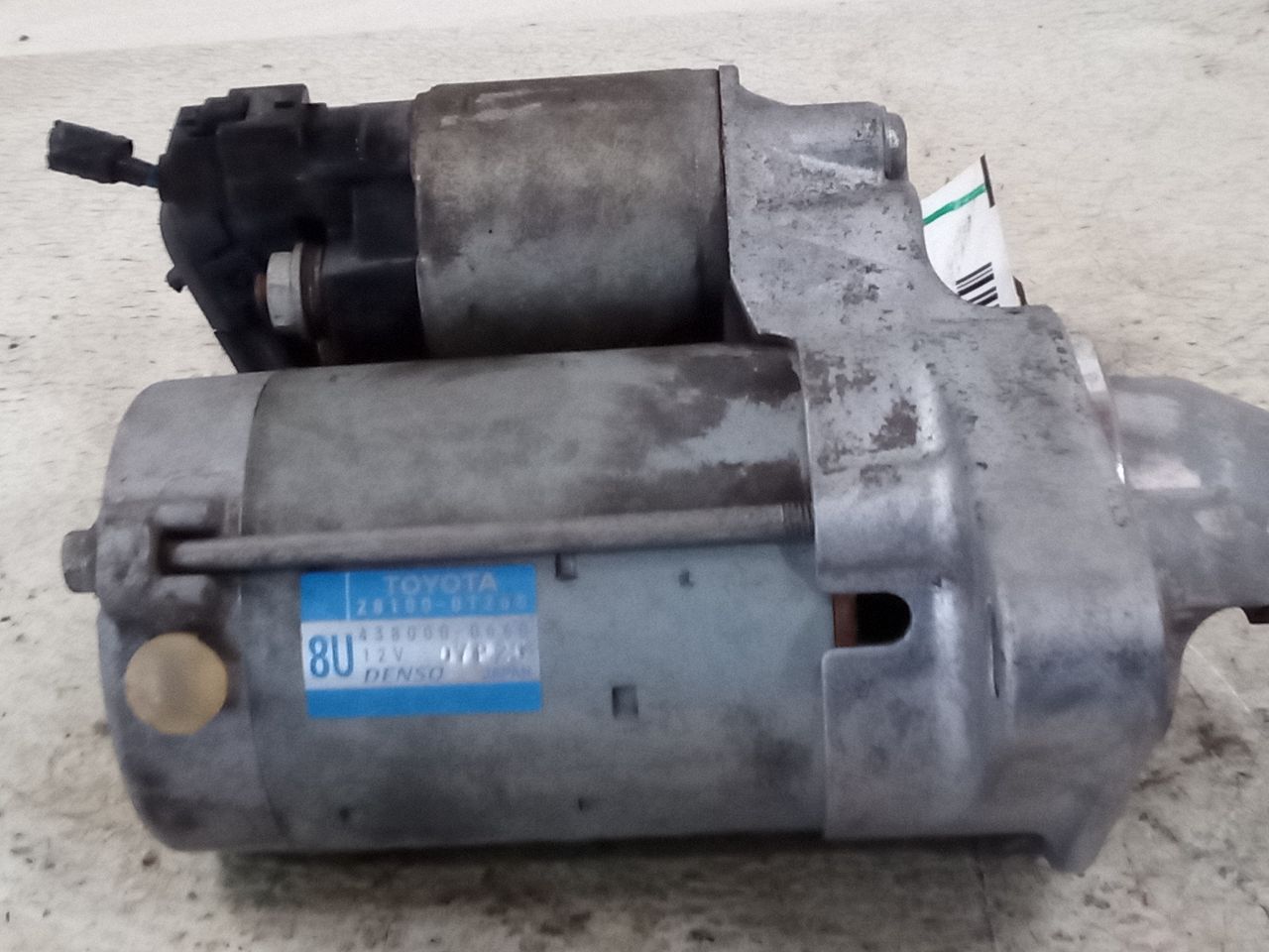 Used 2013 Toyota COROLLA Starter Motor - Stock #H20803