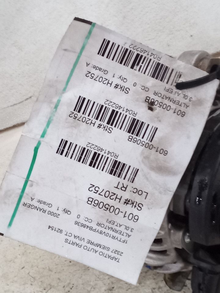 2000 Ford RANGER Alternator