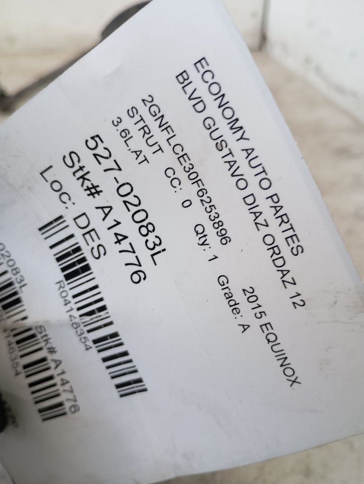 2015 General Motors EQUINOX Strut