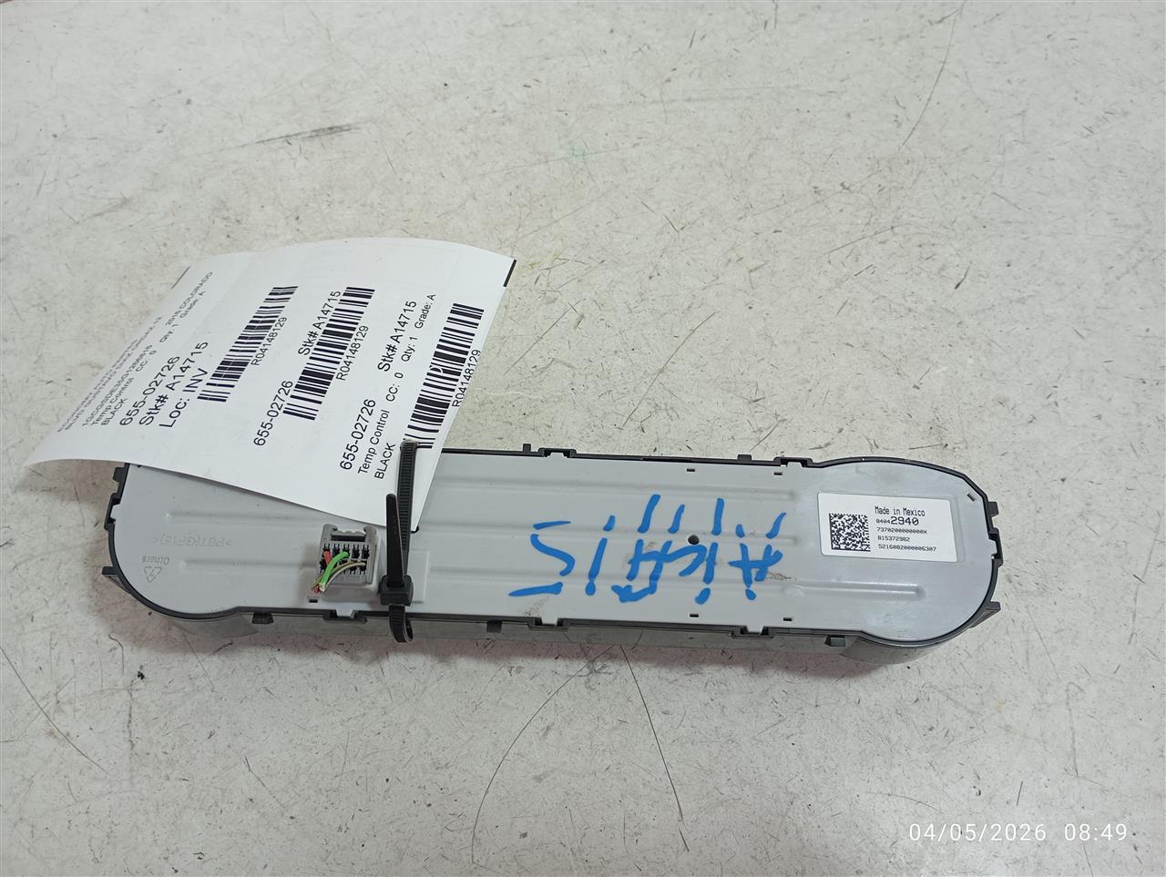 Used 2016 General Motors COLORADO Temp Control - Stock #A14715