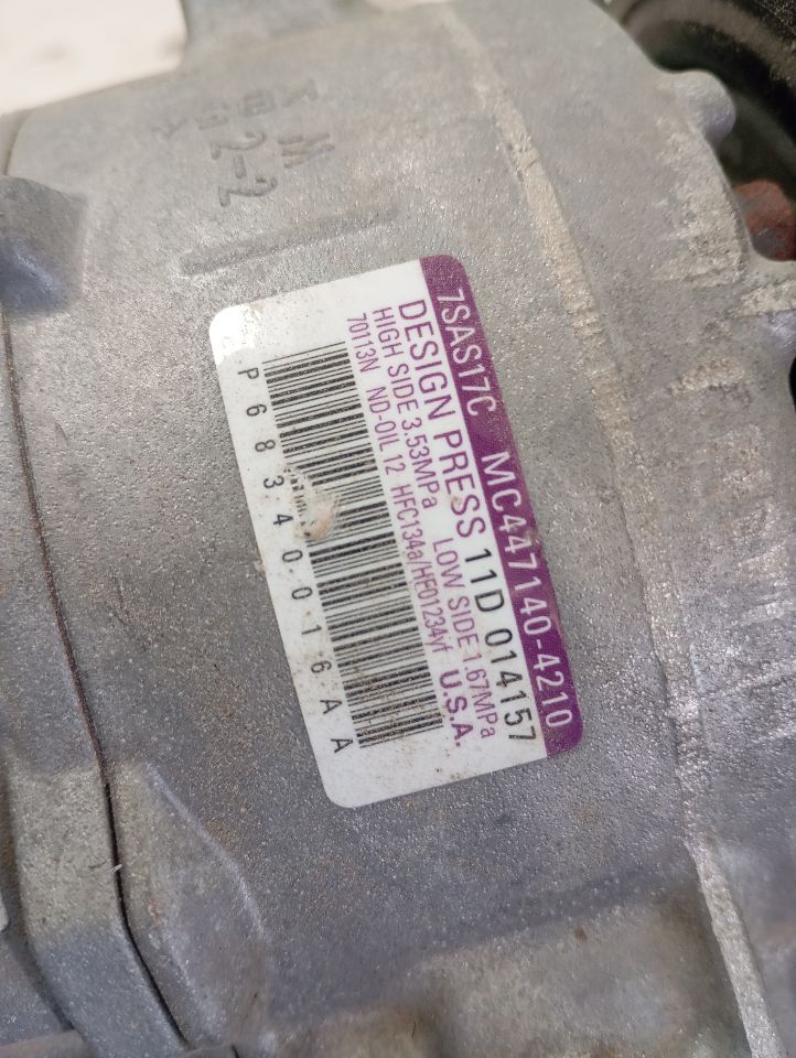 Used 2021 Chrysler DODGE 1500 PICKUP AC Compressor - Stock #H20875