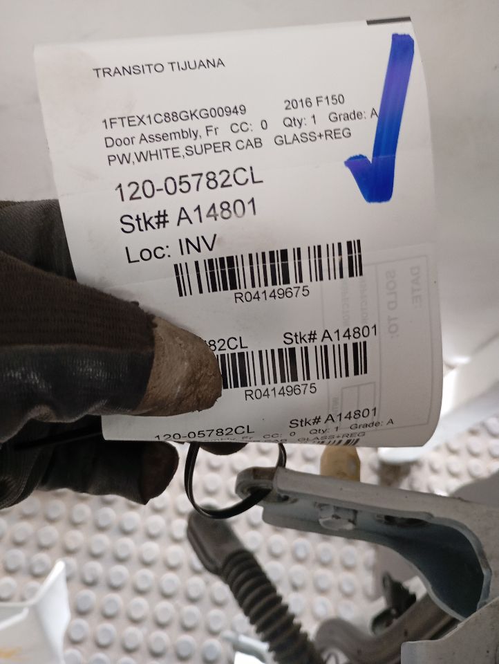 2016 Ford FORD F150 PICKUP Door Assembly, Fr