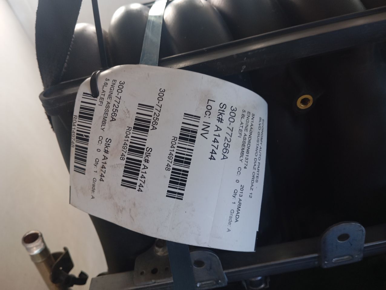 2013 ARMADA Nissan Engine Assembly