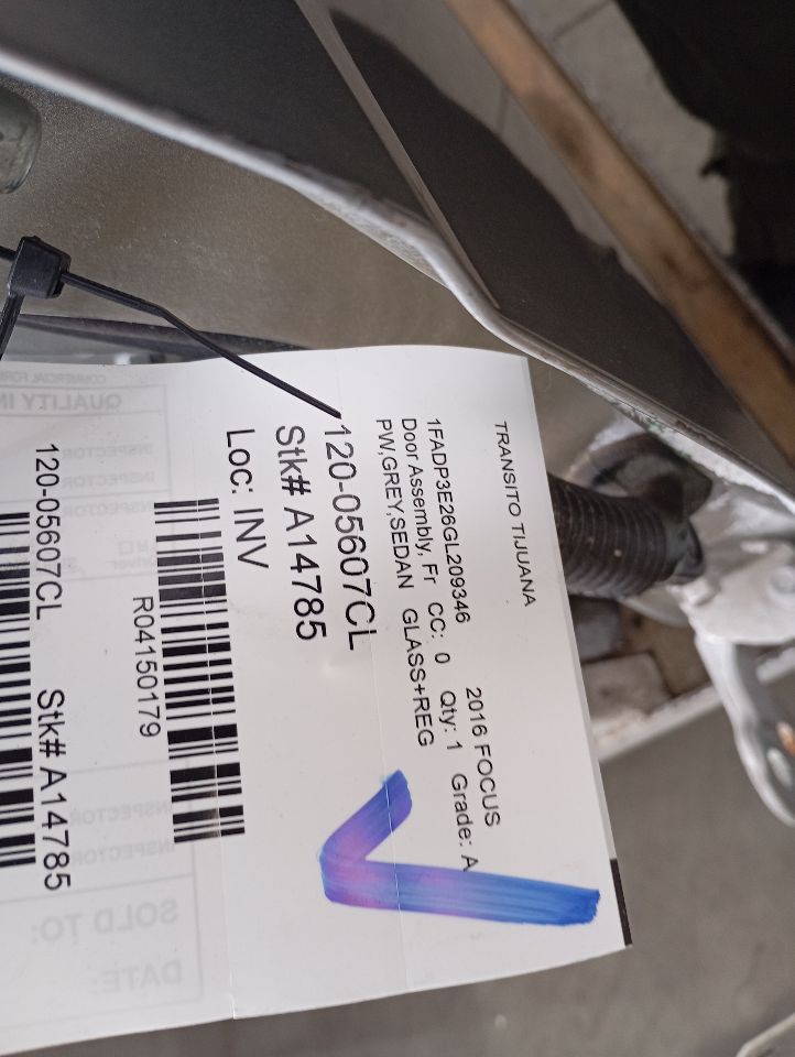 2016 Ford FOCUS Door Assembly, Fr