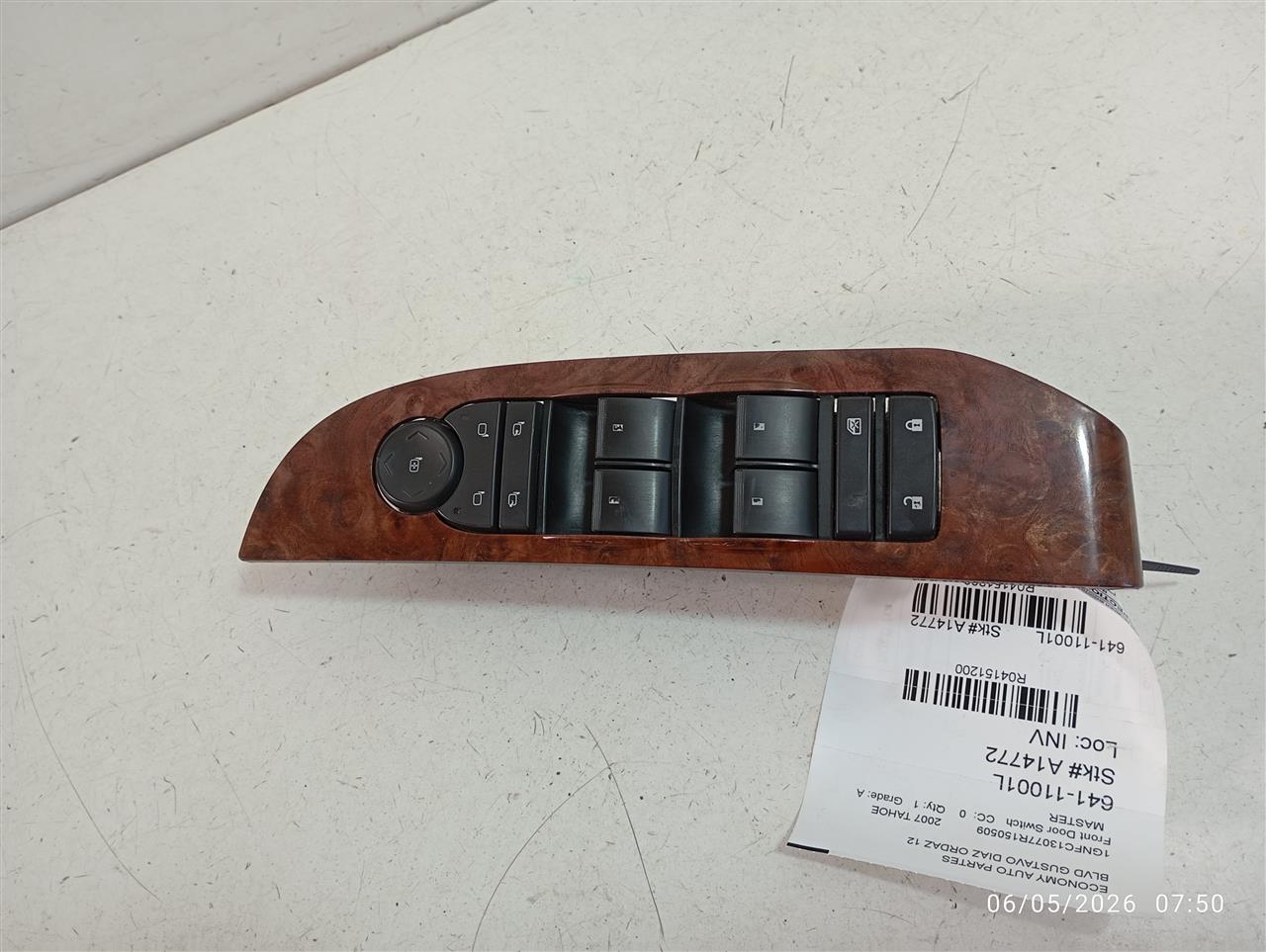 Used 2007 General Motors TAHOE power folding (opt DL3) - Stock #A14772