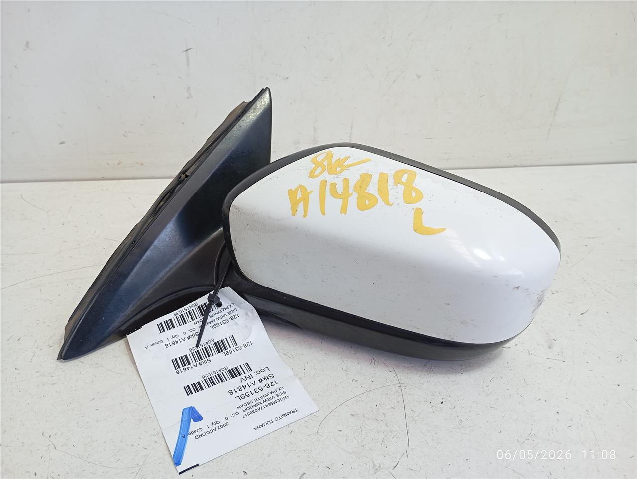 Used 2007 Honda ACCORD L. - Stock #A14818