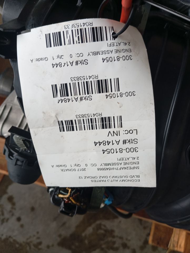 2017 Hyundai SONATA Engine Assembly