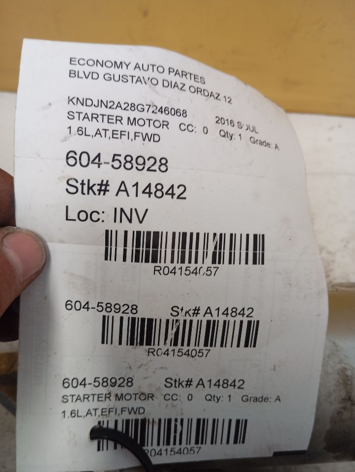 Used 2016 Kia SOUL w/o automatic engine stop and start - Stock #A14842