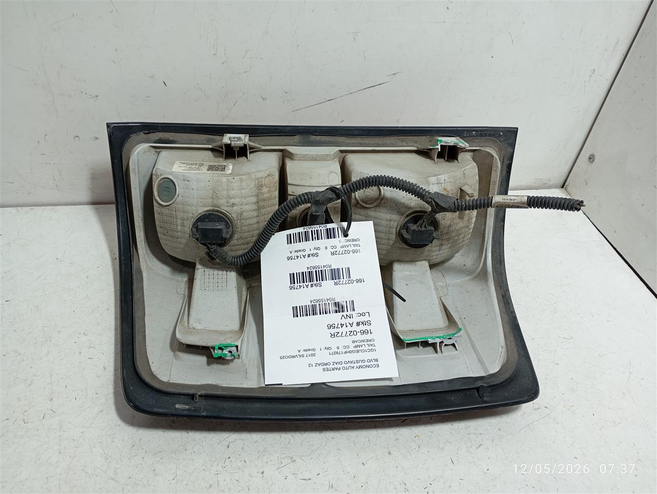 2017 General Motors SILVERADO 2500 PICKUP Tail Lamp