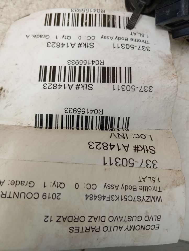 2019 MINI Cooper COUNTRYMAN Throttle Body Assy