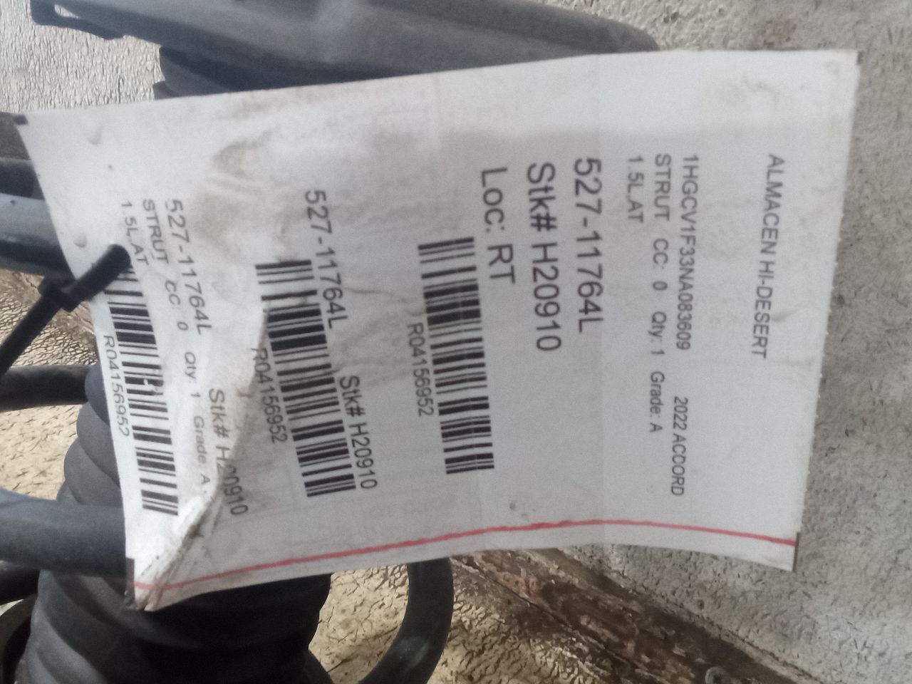 2022 Honda ACCORD Strut