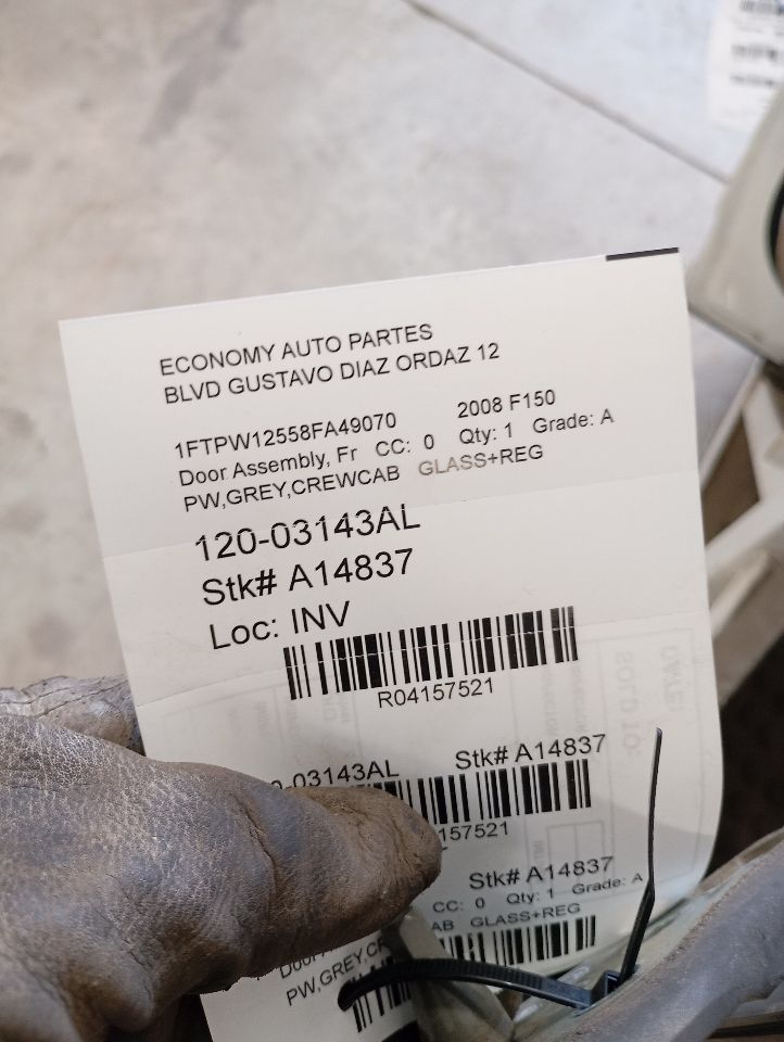 2008 Ford FORD F150 PICKUP Door Assembly, Fr
