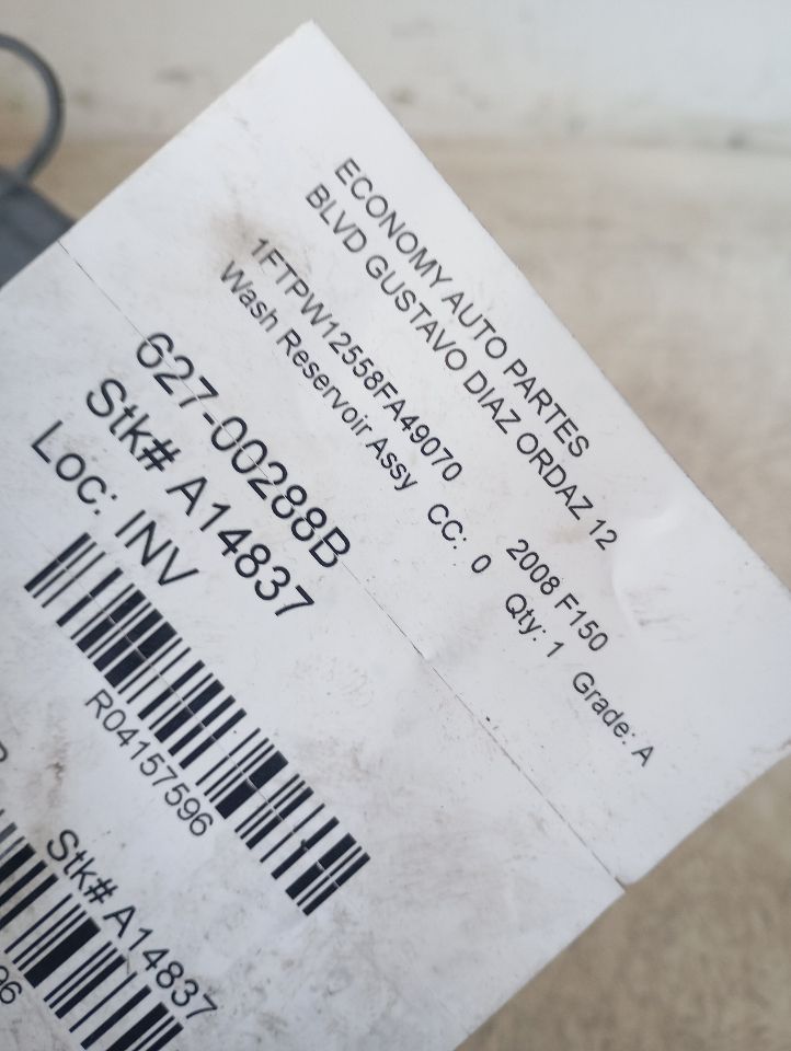 2008 Ford FORD F150 PICKUP Wash Reservoir Assy