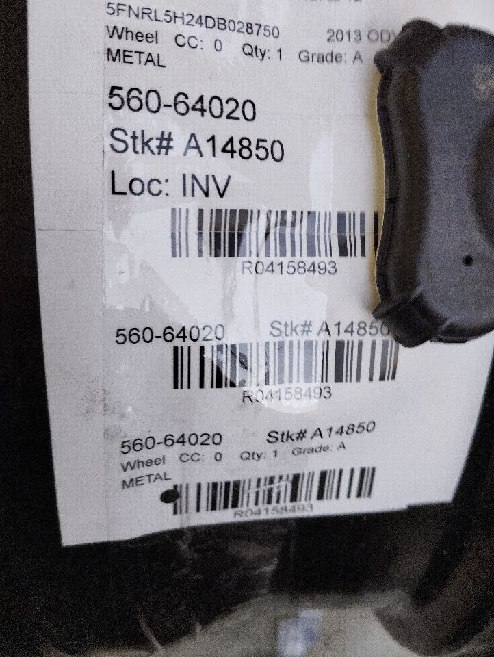 2013 Honda ODYSSEY Wheel