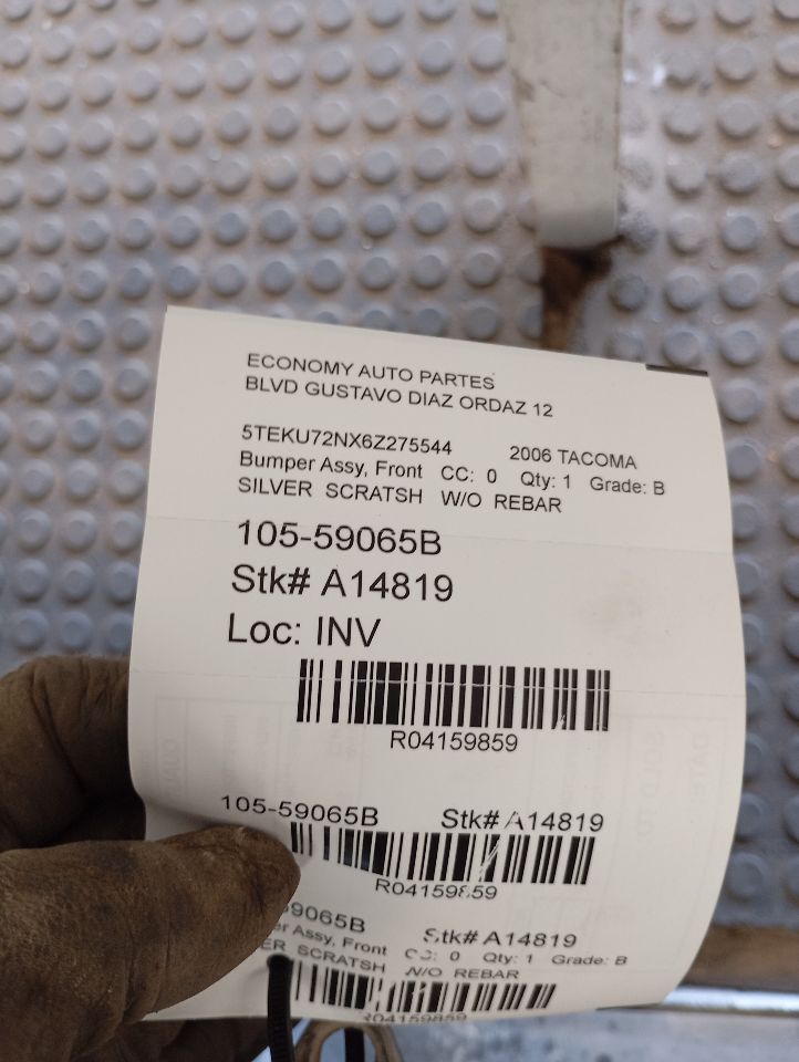 2006 Toyota TACOMA Bumper Assy, Front