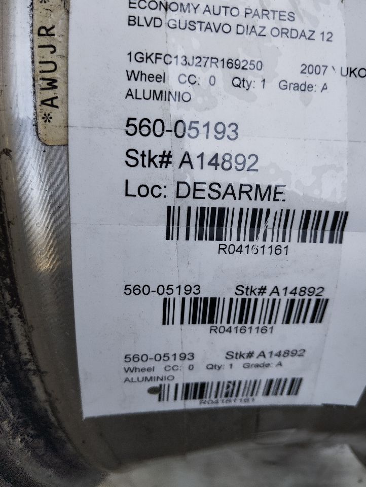2007 General Motors YUKON Wheel