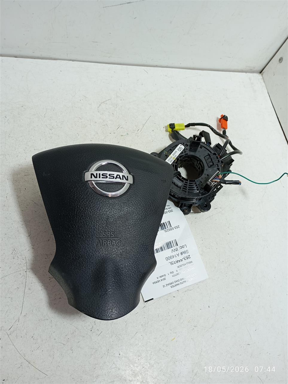 2014 Nissan VERSA Air Bag