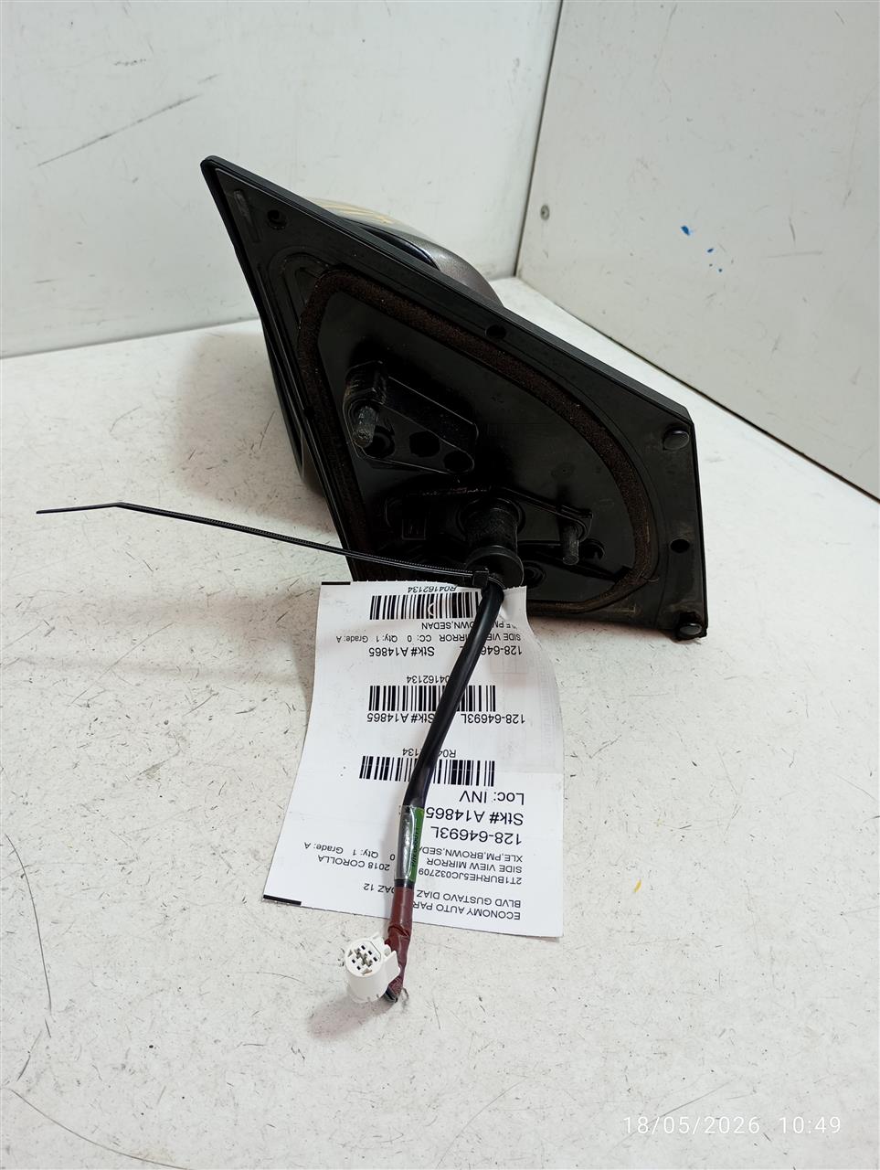 Used 2018 Toyota COROLLA w/o heated - Stock #A14865