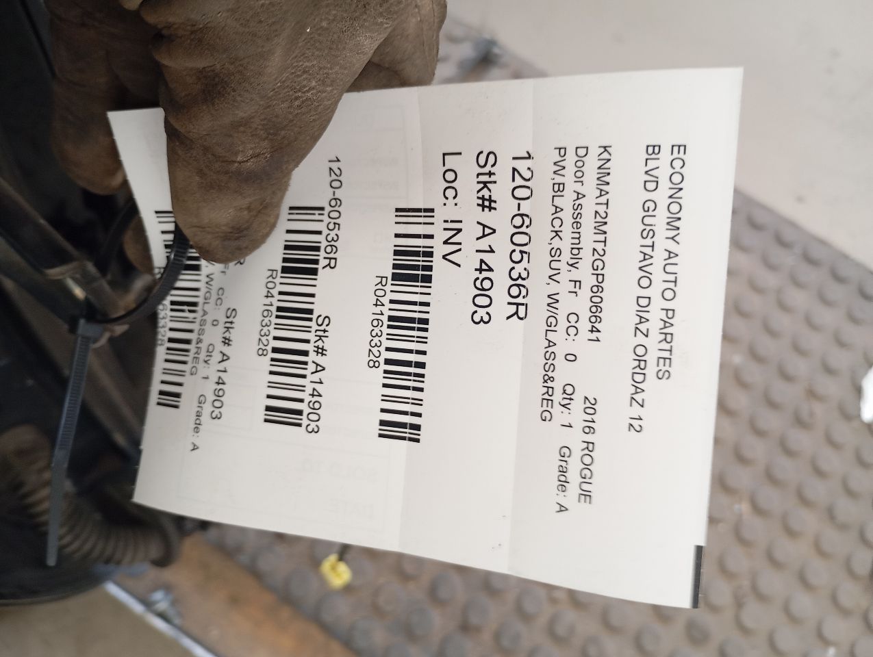 2016 Nissan ROGUE Door Assembly, Fr