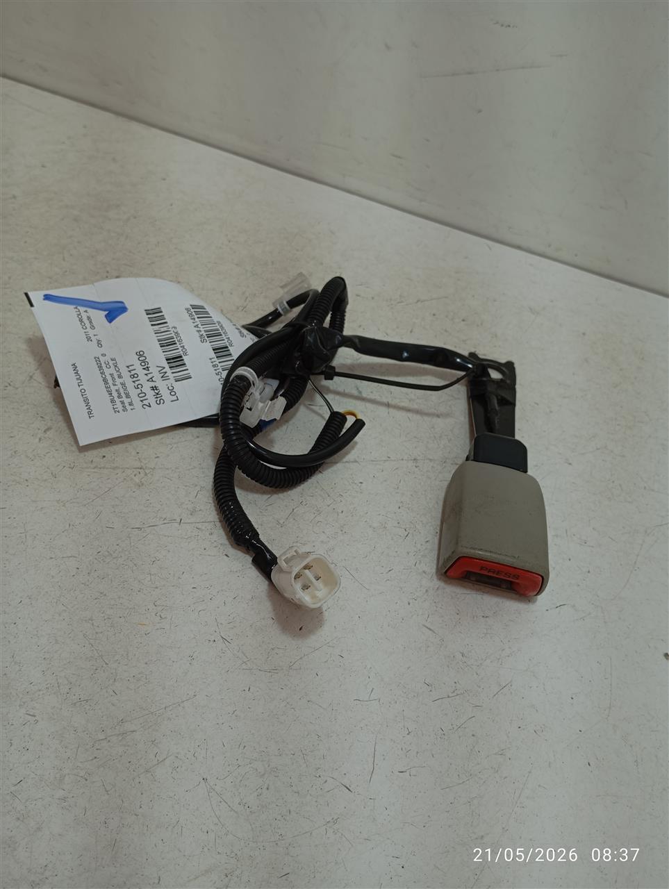 Used 2011 Toyota COROLLA manual seats - Stock #A14906