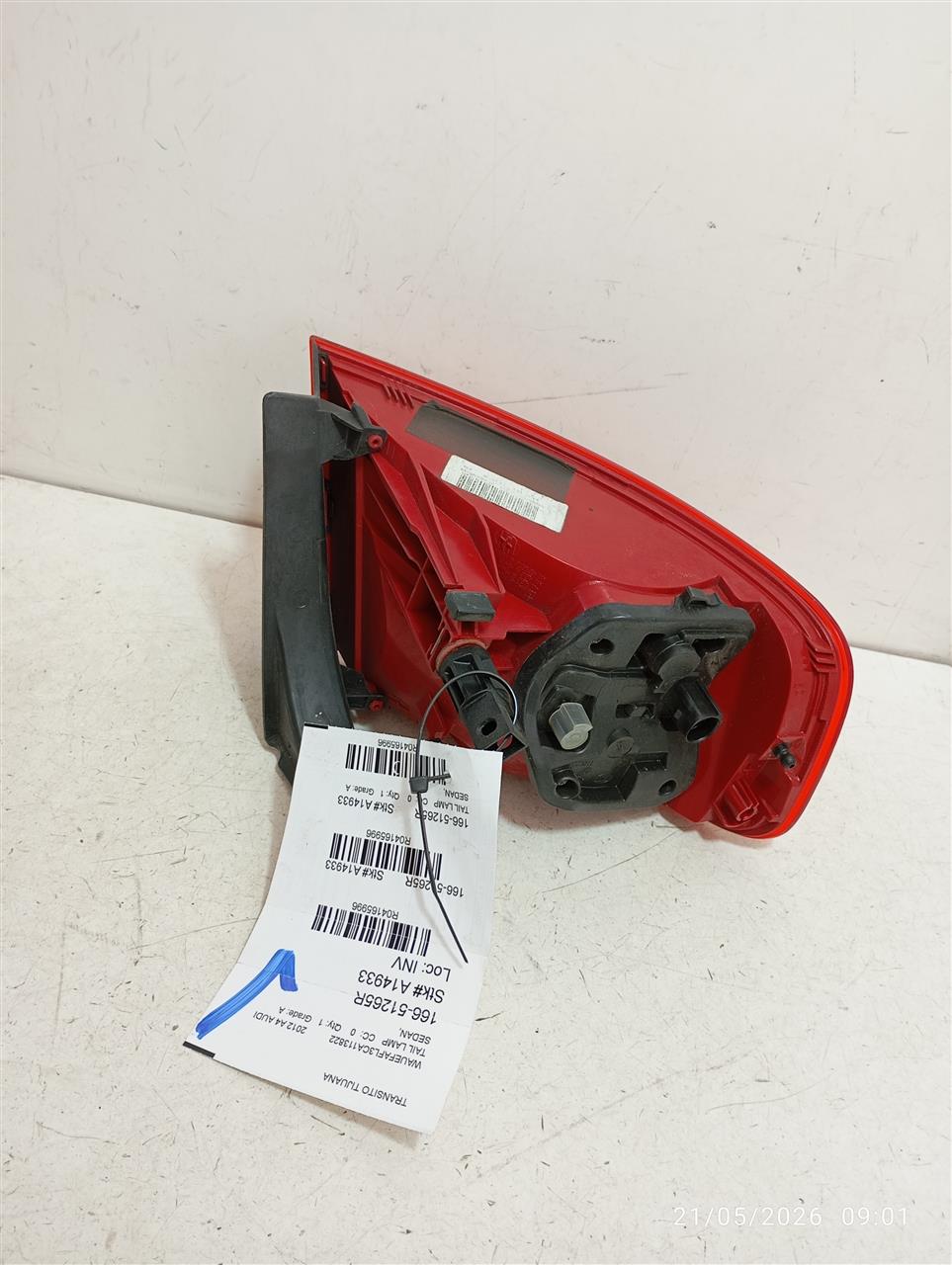 2012 Audi AUDI A4 Tail Lamp