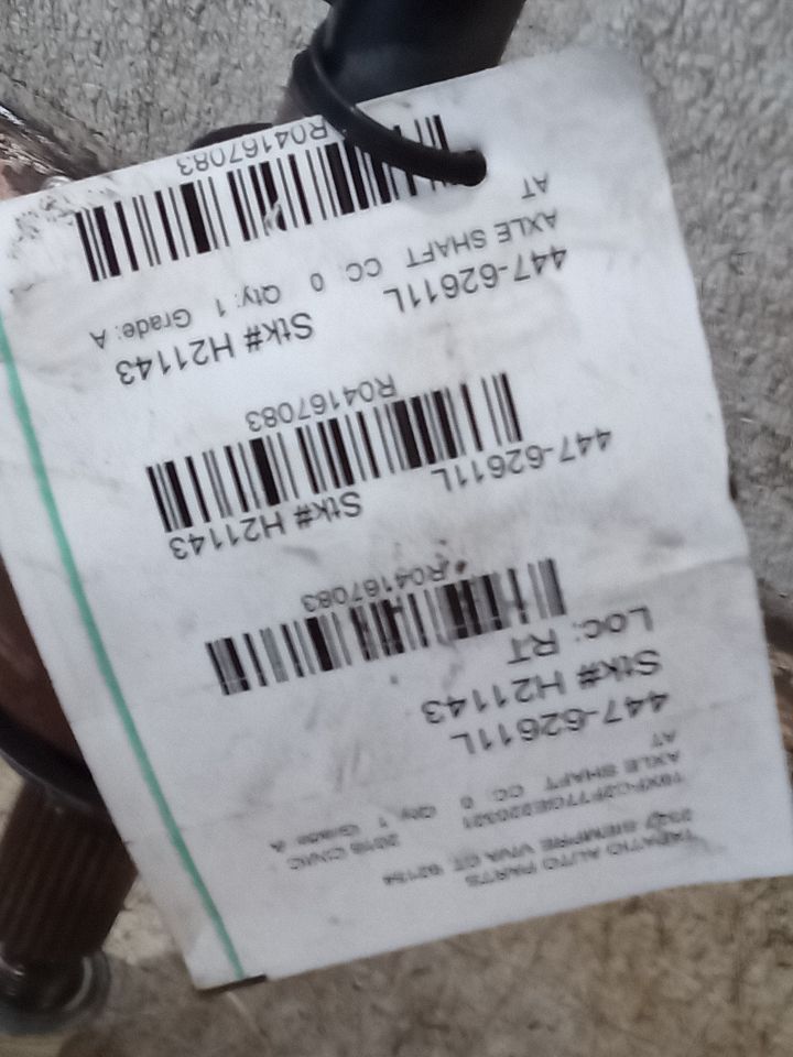 2016 Honda CIVIC Axle Shaft