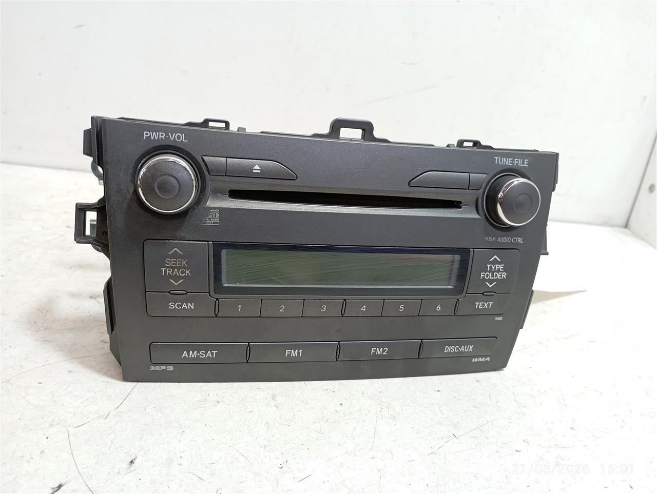 Used 2011 Toyota COROLLA Radio Audio - Stock #A14906