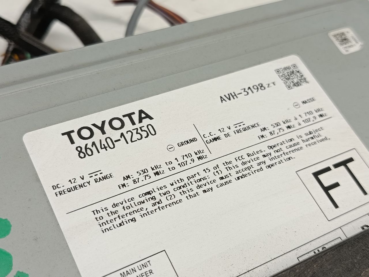 Used 2020 Toyota COROLLA ID 86140-02A50 - Stock #H20905