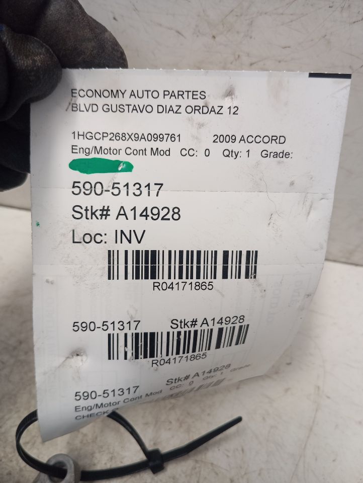 Used 2009 Honda ACCORD Federal emissions - Stock #A14928