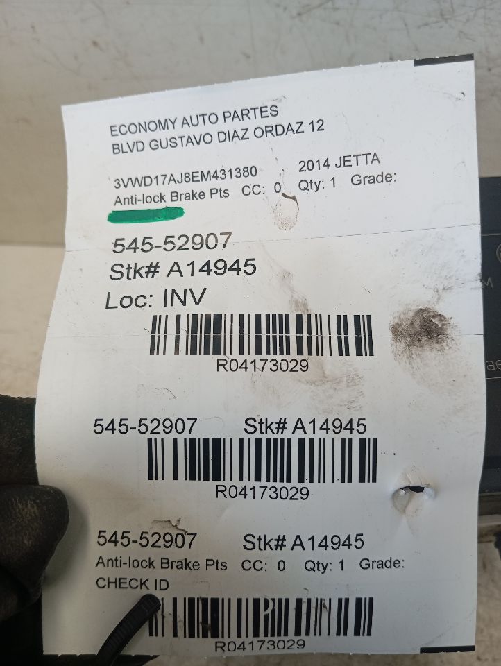 Used 2014 Volkswagen JETTA Base - Stock #A14945