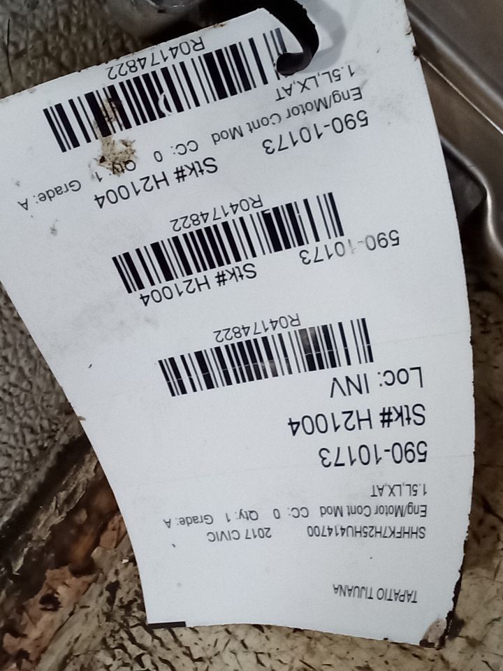 Used 2017 Honda CIVIC w/o pre-crash system - Stock #H21004