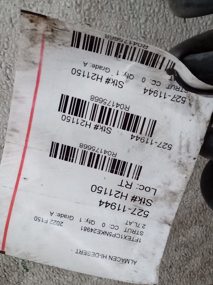2022 Ford FORD F150 PICKUP Strut