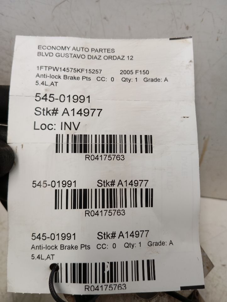 2005 Ford FORD F150 PICKUP Anti-lock Brake Pts