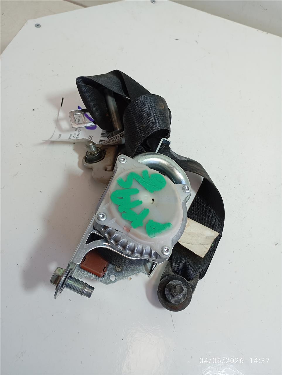 Used 2017 Honda CIVIC retractor - Stock #A14956