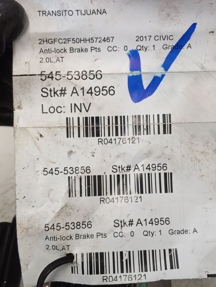 Used 2017 Honda CIVIC AT - Stock #A14956